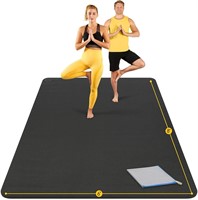 $370  Large Yoga Mat 8'x6'x8mm Extra Thick  Durabl