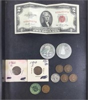 U.s. Currency, Coins, Nasa Medallions