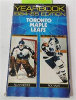 1984-85 YEARBOOK TORONTO MAPLE LEAFS
