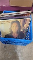 Crate of various records