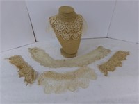 Antique Lace Fashion Collars...Very Old.