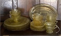 Federal Glass Co Yellow Depression Dishes