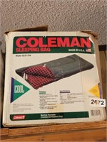 COLEMAN SLEEPING BAG (CAN ATTACH TO 2673)