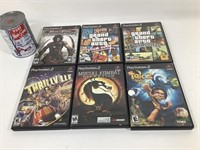 6 jeux Playstation 2 dont Mortal Kombat, GTA San A