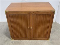 Mid Century Henredon Campaign Cabinet