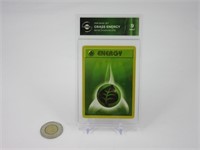 Grass Energy 1999, carte Pokémon gradée TGA