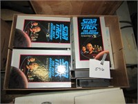 BOX OF STAR TREK VHS TAPES