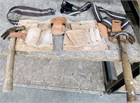 Tool Belt With 2 Hammers