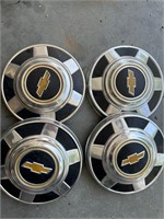 1873-1984 Vtg. Chevy Hubcaps - 4 Total