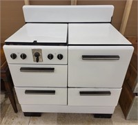 Vintage Prosperity Stove- 1930s Enamel