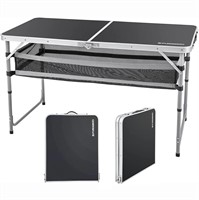 E8722  FUNDANGO Camp Table 4 FT Black