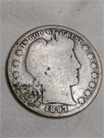 1897 Barber Half Dollar