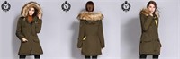 NWT Large COUTUDI Women's Winter Jacket Faux Fur