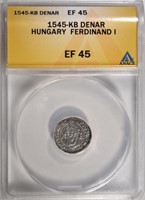 1545-KB DENAR HUNGARY, ANACS E-45