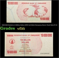 2006-2008 Zimbabwe 10 Million Dollars (ZWN 2nd Dol