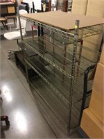 Metal Display and Utility Shelving Rack