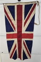 Union Jack Linen Flag, Scyco 1950's