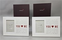 2 NEW Papyrus "You Love Me" Photo Frames