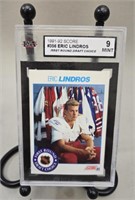 1991-92 Score Graded " Eric Lindros" Rookie