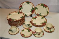 lot Franciscan china all chipped
