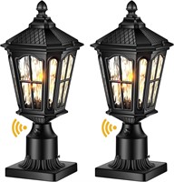 VIANIS Dusk to Dawn Outdoor Post Light 2 Packs  Ex