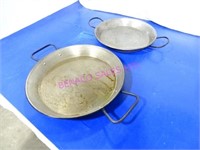 LOT, 11 PCS ASST SIZE HANDLED FRY PANS