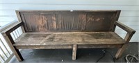 OLD WOODEN BENCH