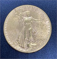 1910-S Saint-Gaudens $20 Gold Coin