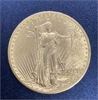 1908-D Saint-Gaudens $20 Gold Coin