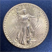 1927 Saint Gaudens $20 Gold Coin