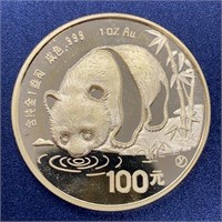 1987-y 1 Ounce Panda Gold Coin