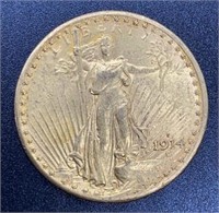 1914-S Saint Gaudens $20 Gold Coin