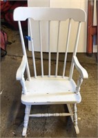 Childs Wooden Rocking Chair 29”x18.5”x22”