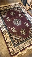 Carpet Man Made 3’9”x5’10” Some Wear and Very