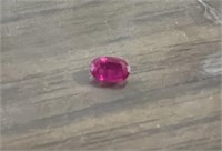 Natural Kashmir Ruby 0.445 Carats - no Treatment