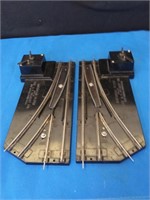 PAIR - American Flyer Manual Track Switches