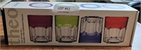 SET OF FOUR DOUBLE OLD FASHIONED GLASSES