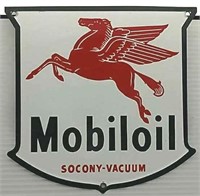 SSP Mobil Oil Oil Can Rack Sign