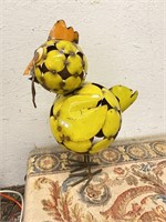 Fat baby chick Hand made from recycled metal