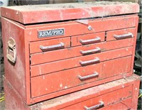 Rem/Pro 6 drawer top tool box can be cleaned on