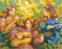 Karin Schaefers, Three Women Playing Music