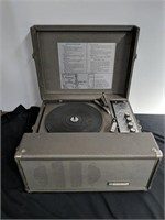 The voice of music portable record player. Works