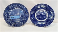 PAIR WEDGEWOOD HISTORICAL PLATES