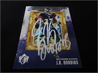 2020 PANINI GK J.K. DOBBINS AUTOGRAPHED RC