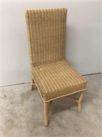 Vintage Rattan Accent Chair