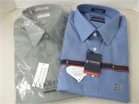 Two NWT Men's Button Up Shirts XL