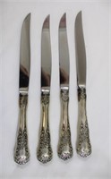 4 sterling silver Buttercup knives