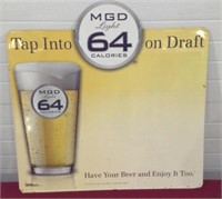 MGD sign - single sided