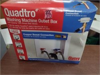 Quadtro Washing Machine Outlet Box