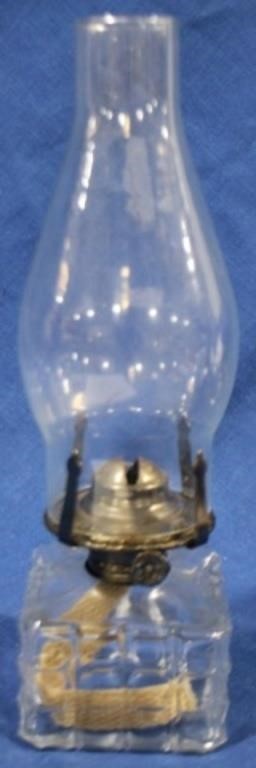 Vintage Oil Lamp, 11.25"